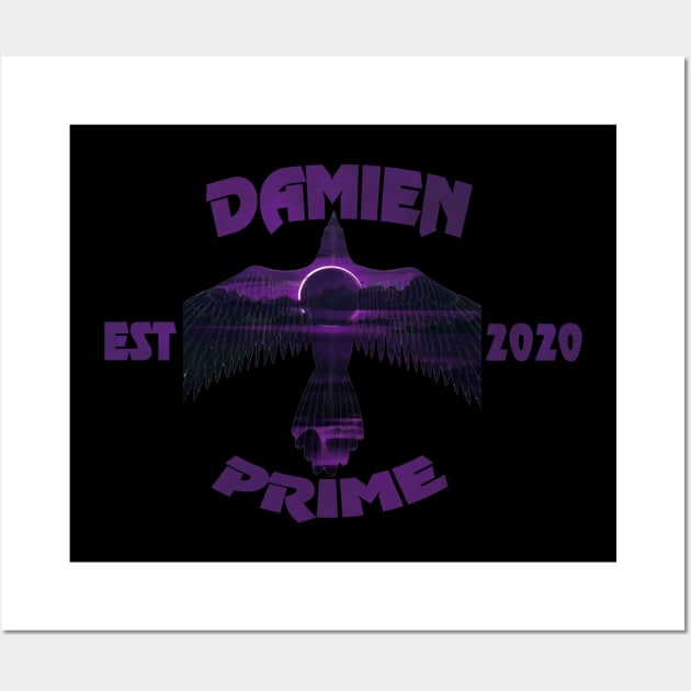 Damien Prime Purple Wall Art by SGW Backyard Wrestling